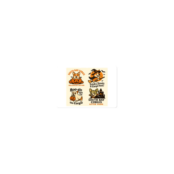 Corgi Halloween Bubble-free stickers - Image 4