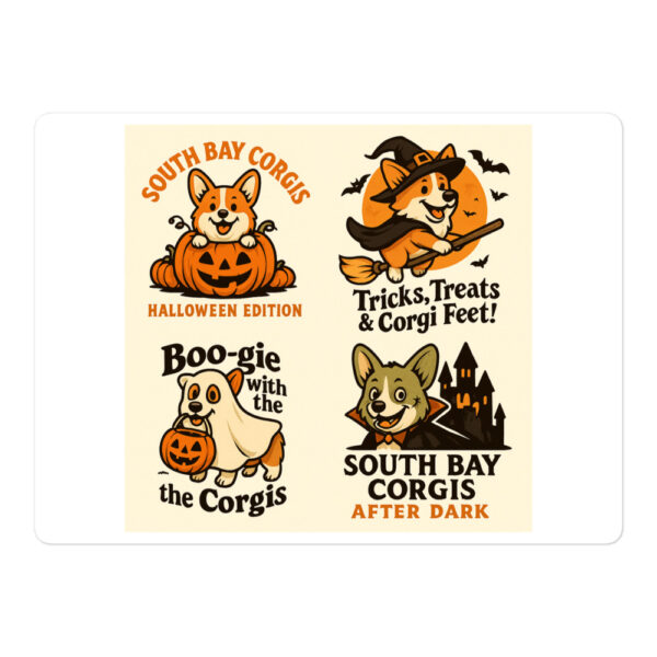Corgi Halloween Bubble-free stickers - Image 3